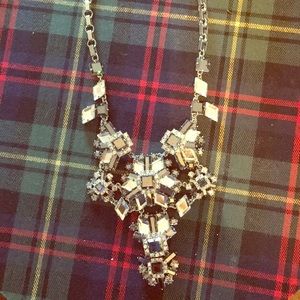 Kate Spade space age floral statement necklace